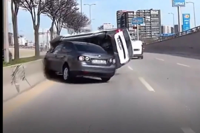 Makas atan sürücü trafiği birbirine kattı! Yaralılar var...