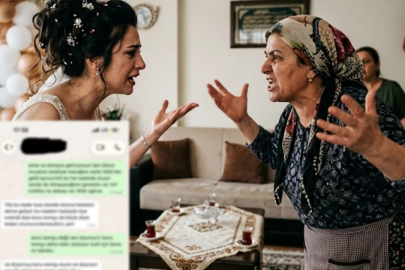 Gelin - kaynananın mesajları gündemi sarstı!