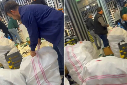 Taksim'de sahte ayakkabı baskını!