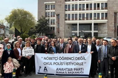 Anahtar Parti Bursa'dan sert çıkış! 'Okullarda şiddete artık yeter!'