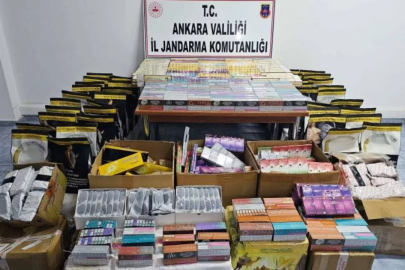 Başkentte bir tırda 3 bin 125 güneş gözlüğü ele geçirildi