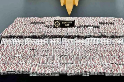 Binlerce adet uyuşturucuyla yakalandılar! 2 gözaltı...