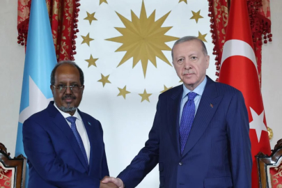 Cumhurbaşkanı Erdoğan, Somali Cumhurbaşkanı Mahmud ile görüştü