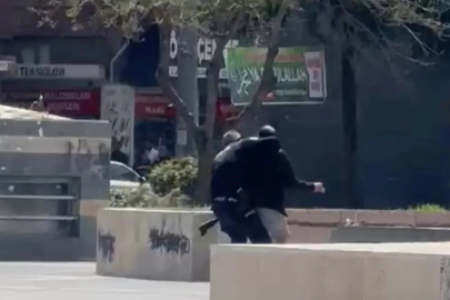 Elinde silahla polise kendini ihbar etti, etrafa ateş açtı