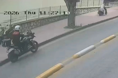 Kaldırımdan kaçtı, 500 bin liradan oldu