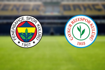 Fenerbahçe 11'i! Maç kadrosu Fenerbahçe Rizespor ilk 11'ler belli oldu mu? FB Rize maç kadrosu ilk 11!