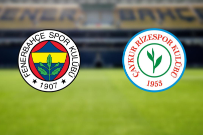 Fenerbahçe Rizespor CANLI İZLE! Fenerbahçe Rizespor maçı hangi kanalda, nereden izlenir?