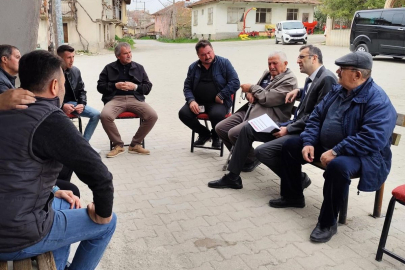 Uşak'ta İl Tarım ve Orman Müdürlüğü ekipleri üreticilerle bir araya geldi