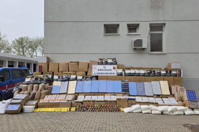 Bursa jandarması tütün kaçakçılığına göz açtırmıyor!