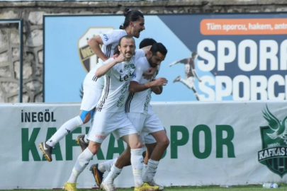 İnegöl Kafkas Spor Kulübü 2. Lig'e yükseldi