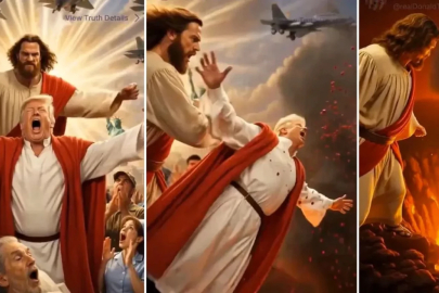 İran Hz. İsa'yı Trump'a yumruk atarken tasvir eden bir video yayınladı