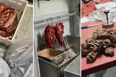 Ne hijyen var ne düzen! Mide bulandıran görüntülerin ardından dükkana mühür vuruldu