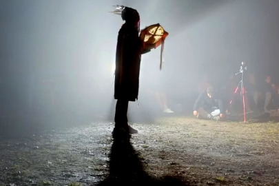 Bursa ormanlarında esrarengiz buluşma! Dev ateşin etrafında toplanıp ayin yaptılar