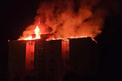 Lise yurdunda yangın paniği! Öğrenciler tahliye edildi