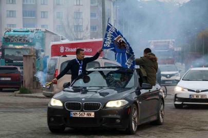 Oltu'da Erzurumspor'un şampiyonluk coşkusu
