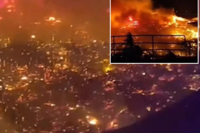 Ülke felaketi yaşıyor! Suyun üstündeki kasaba küle döndü