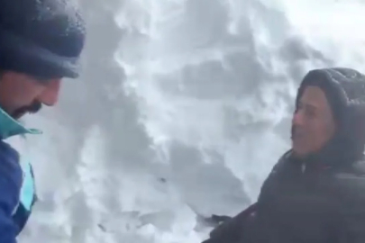 Bahar ayında kış manzarası