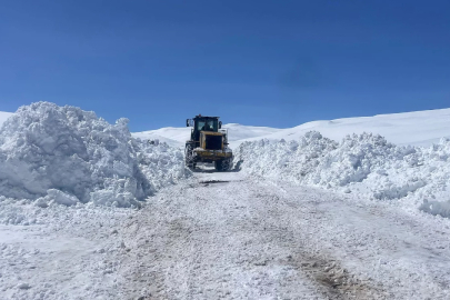 2443 rakımda kar mesaisi