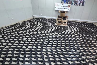 Hepsi İstanbul'da ele geçirildi! Resmen cephanelik