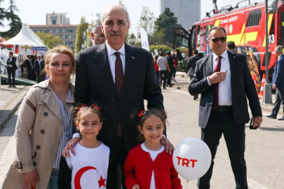 TBMM Başkanı Kurtulmuş, "Meclis Bahçesi Çocuk Bahçesi" etkinlik alanını ziyaret etti