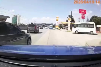 Bursa'da zor anlar! Trafiği tehlikeye attı