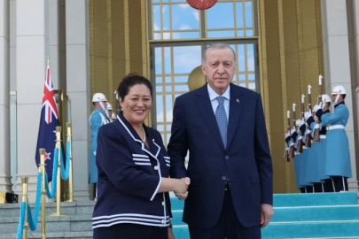 Cumhurbaşkanı Erdoğan, Yeni Zelanda Genel Valisi'ni kabul etti