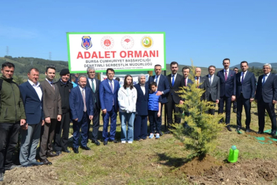 Şehit infaz ve koruma memuru Cengiz Yiğit anısına Bursa'da hatıra ormanı oluşturuldu!