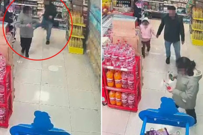 Böyle baba olmaz olsun! Marketteki görüntüler emniyeti harekete geçirdi