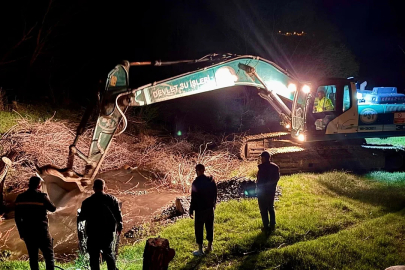 Çardaklı Deresi'nde taşkın kontrol altına alındı