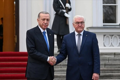 Cumhurbaşkanı Erdoğan, Almanya Cumhurbaşkanı ile görüştü