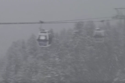 Zirvede kış manzarası! Bursa yeniden beyaza büründü