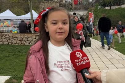 Bursa'da bugün mikrofon çocuklarda!