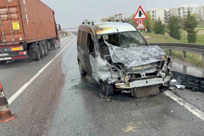 Bursa yolunda feci kaza! Direksiyon başında beyin kanaması geçirdi...