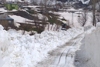 Bahar ortasında 5 metrelik kar! Ekipler pes etmedi, mücadele sonuç verdi