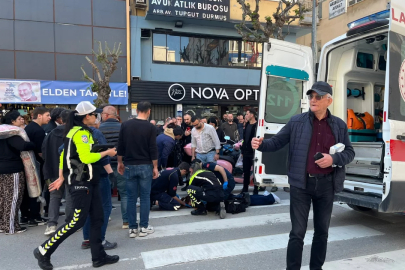 Bursa'da motosikletle çarpıştı! Sürücü yere savruldu...