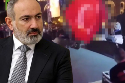 Ermenistan'da bayrağımıza alçak saldırı! Paşinyan'dan açıklama geldi...