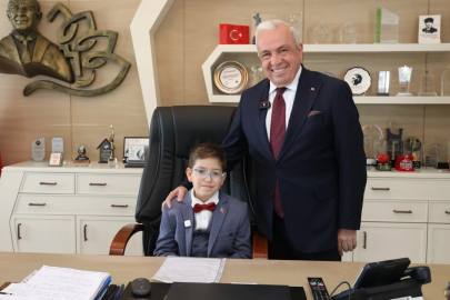 Nilüfer'de geleceğin başkanları koltuğa geçti