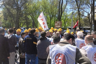 5 aydır maaş alamayan maden işçilerinin açlık grevi eylemi 6. gününde devam ediyor