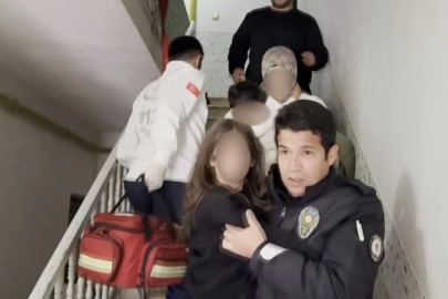 5 katlı apartmanda yangın paniği, bina tahliye edildi