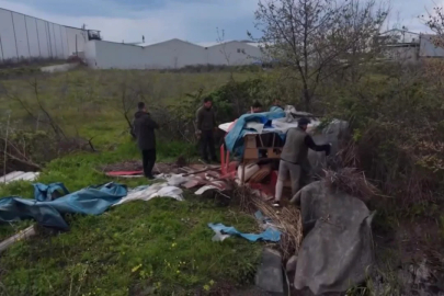 Bursa'da kaçak avcılığa darbe! Gümeler tek tek imha edildi