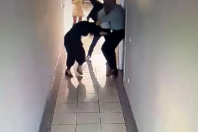 İş adamı kardeşlerin kavgasında çalışan ayağından vuruldu, o anlar kamerada