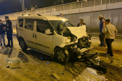Antalya'da 11 araçlı zincirleme kaza: 1 yaralı