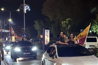 Edirne ve Tekirdağ'da Galatasaray taraftarları galibiyeti kutladı