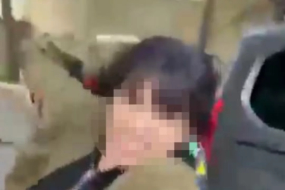 Esenyurt'ta bir kadın eski eşini sokak ortasında darp etti