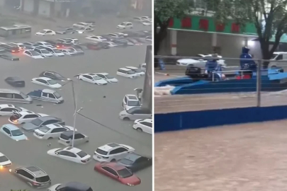 Şiddetli yağışla birlikte gelen sel ülkeyi felç etti! "Yüzyılda bir görülebilecek olay"