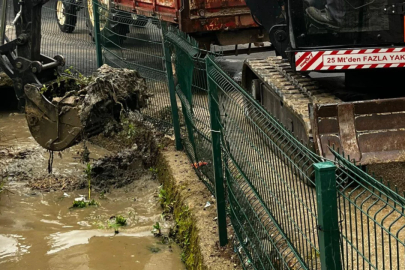 Bursa Cerrah'ta sulama kanalları temizlendi