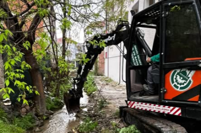 Cerrah’ta 5 Km’lik Sulama Kanalı Temizlendi