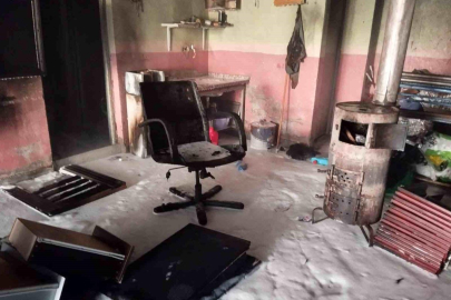 Kelkit'te sobaya dökülen tiner parladı: 1 kişi ağır yaralandı