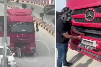 Plakasını kapatan tır şoförü bin pişman oldu! İşte ödeyeceği ceza