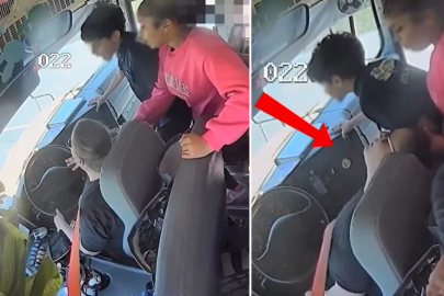 Seyir halindeki otobüsün şoförü bayıldı! Dehşeti yaşayan çocuklar bakın ne yaptı